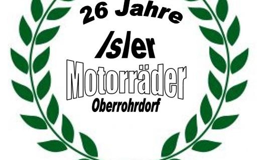 26 Jahre Isler Motorräder im Juni  !!